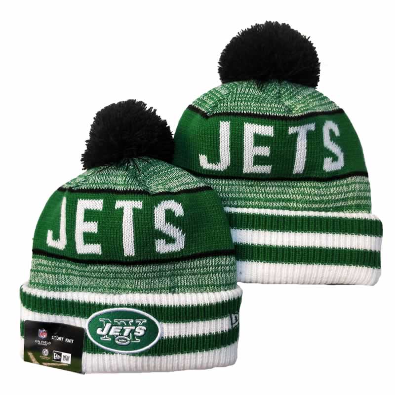 New York Jets Team Logo Knit Hat YD (8)